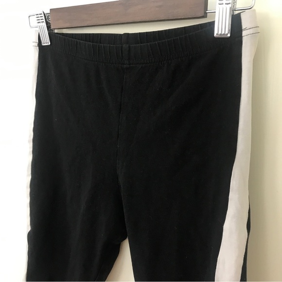 3/$15 divided H&M tuxedo stripe black bike shorts size small - Picture 5 of 9